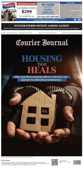 Cover of The Courier-Journal (Louisville)