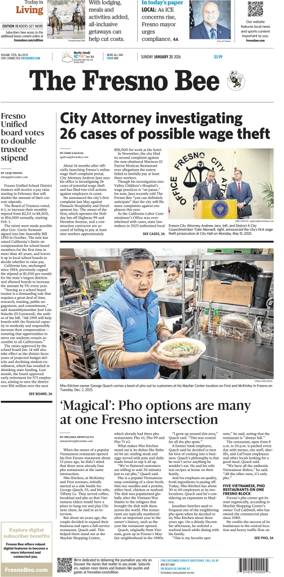 Cover of The Fresno Bee (Sunday)