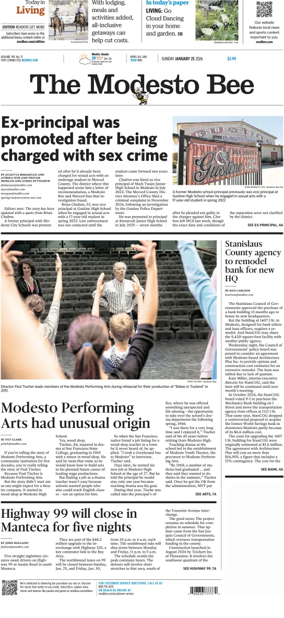 Cover of The Modesto Bee (Sunday)