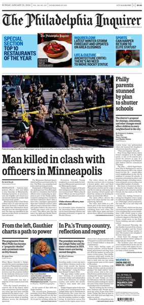 Cover of The Philadelphia Inquirer