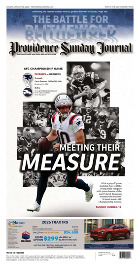 Cover of The Providence Journal