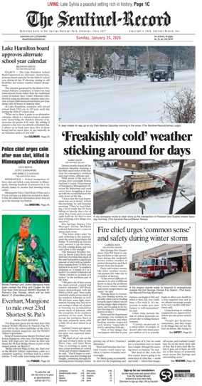 Cover of The Sentinel-Record