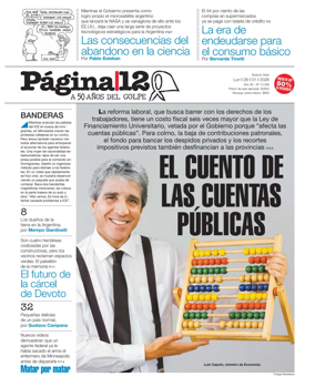 Cover of Pagina 12