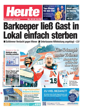 Cover of Heute - Oberosterreich Ausgabe
