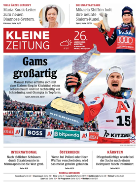 Cover of Kleine Zeitung Kaernten