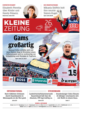 Cover of Kleine Zeitung Steiermark