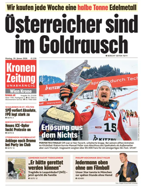 Cover of Kronen Zeitung