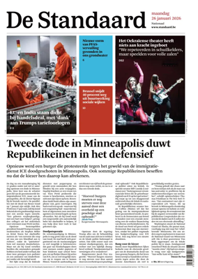 Cover of De Standaard