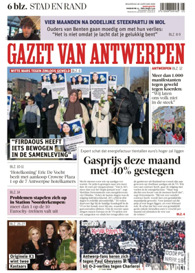 Cover of Gazet van Antwerpen Stad en Rand