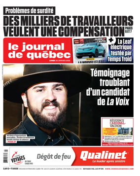 Cover of Le Journal de Quebec