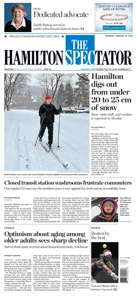 Cover of The Hamilton Spectator