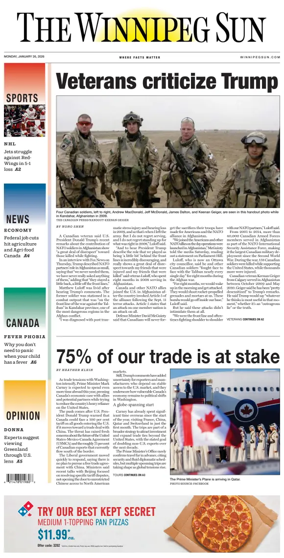 Cover of Winnipeg Sun