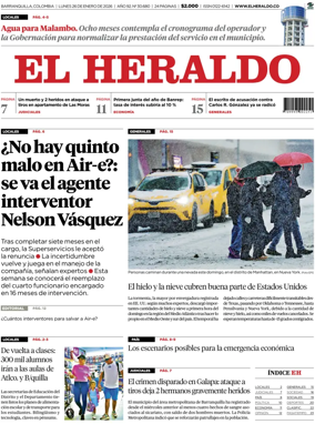Cover of El Heraldo (Colombia)