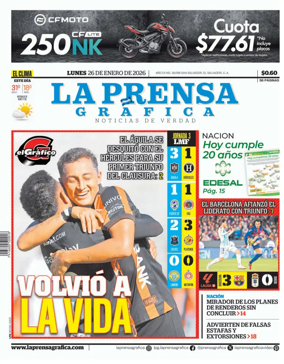 Cover of La Prensa Grafica