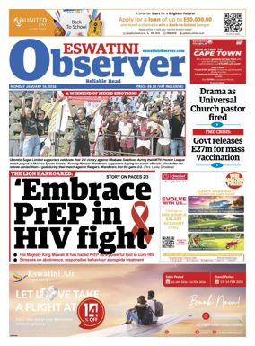Cover of Eswatini Observer