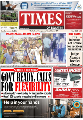 Cover of Times of Eswatini