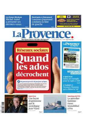 Cover of La Provence Martigues-Istres-Vitrolles-Marignane