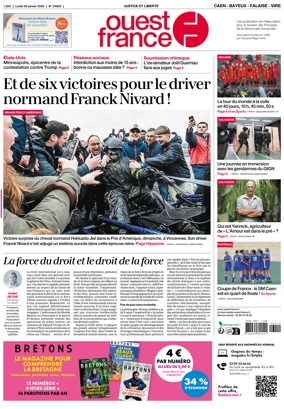 Cover of Ouest France (Caen - Bayeux - Falaise - Vire)