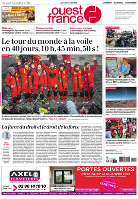 Cover of Ouest-France (Lannion / Paimpol / Guingamp)