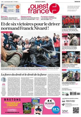 Cover of Ouest France (Manche)