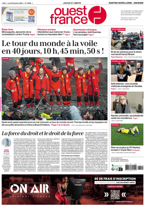 Cover of Ouest France (Nantes Nord-Loire - Ancenis)