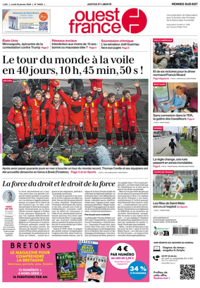 Cover of Ouest-France (Rennes Sud-Est)