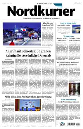 Cover of Demminer Zeitung