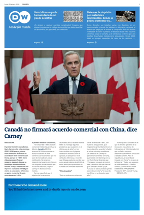 Cover of Deutsche Welle (Spanish edition)