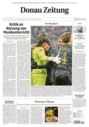 Cover of Donau Zeitung