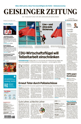 Cover of Geislinger Zeitung