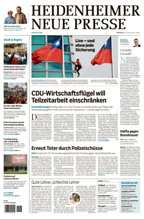 Cover of Heidenheimer Neue Presse