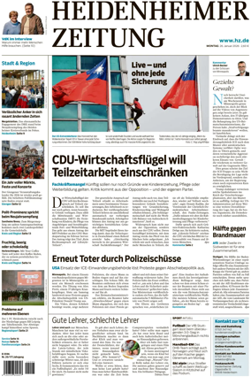 Cover of Heidenheimer Zeitung