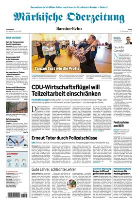 Cover of Markische Oderzeitung Eberswalde