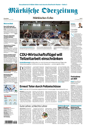Cover of Markische Oderzeitung Strausberg