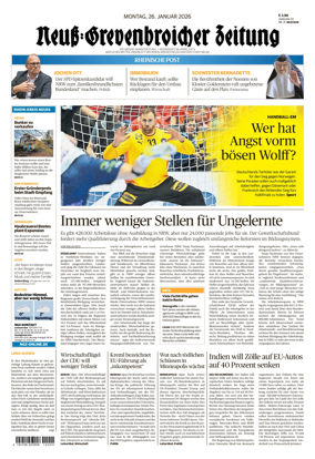 Cover of Neuss-Grevenbroicher Zeitung Neuss