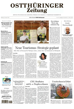 Cover of Ostthuringer Zeitung (Bad Lobenstein)