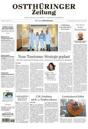 Cover of Ostthuringer Zeitung (Jena)