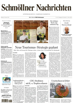 Cover of Ostthuringer Zeitung (Schmolln)