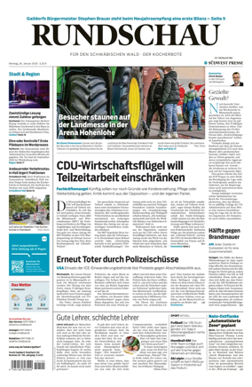 Cover of Rundschau fur den Schwabischen Wald – Der Kocherbote