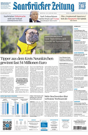 Cover of Saarbruecker Zeitung