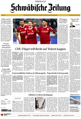 Cover of Schwabische Zeitung (Biberach)