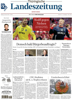 Cover of Thuringische Landeszeitung (Unstrut-Hainich-Kreis)