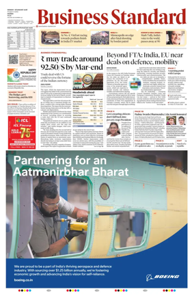 Cover of Business Standard