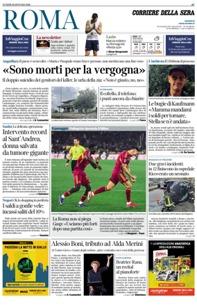 Cover of Corriere della Sera (Roma)