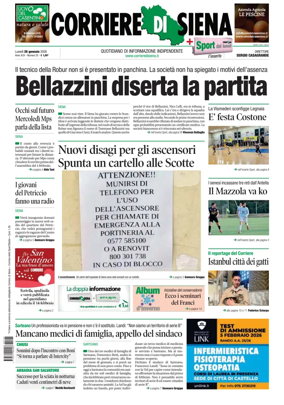 Cover of Corriere di Siena