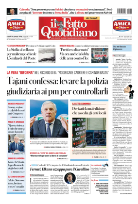 Cover of Il Fatto Quotidiano