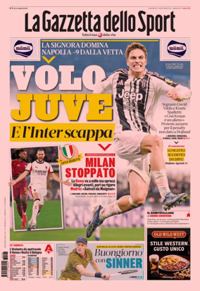 Cover of La Gazzetta dello Sport - Milano