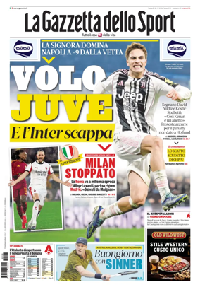 Cover of La Gazzetta dello Sport - Roma