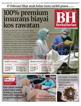 Cover of Berita Harian