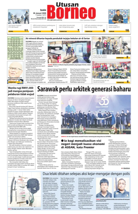 Cover of Utusan Borneo (Sarawak)